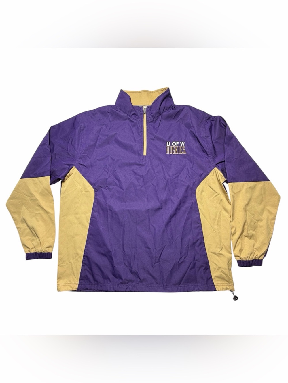 Washington University Huskies Windbreaker Jacket Men's Large Purple NCAA